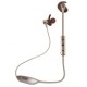 Mobifree Audífonos Intrauriculares con Micrófono MB-02020, Inalámbrico, Bluetooth, Oro