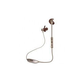 Mobifree Audífonos Intrauriculares con Micrófono MB-02020, Inalámbrico, Bluetooth, Oro