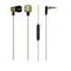 Maxell Audífonos Intrauriculares con Micrófono Solid2, Alámbrico, 1.2 Metros, 3.5mm, OroMEDI SOL