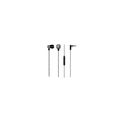 Maxell Audífonos Intrauriculares con Micrófono Wired Retro, Alámbrico, 1.2 Metros, 3.5mm, PlatinoMEDI SOL