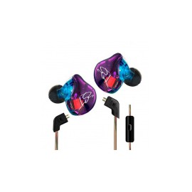 Binden Audífonos Intrauriculares con Micrófono KZ ZST Pro Dual Drivers Gamer, Alámbrico/Inalámbrico, 1.2 Metros, Bluetooth/3.5m