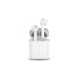 Naztech Audífonos Intrauriculares con Micrófono Xpods, Inalámbrico, Bluetooth, Blanco