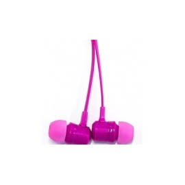 Vorago Audífonos con Micrófono EP-204P, Alámbrico, 3.5mm, 1.2 Metros, Rosa