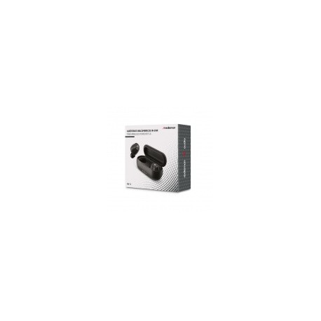 Redlemon Audífonos Intrauriculares con Micrófono TWS Air1, Inalámbrico, Bluetooth 5.0, NegroMEDI SOL