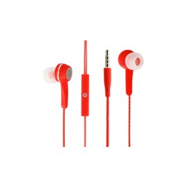 Motorola Audífonos Intrauriculares con Micrófono Pace 115, Alámbrico, 3.5mm, Rojo
