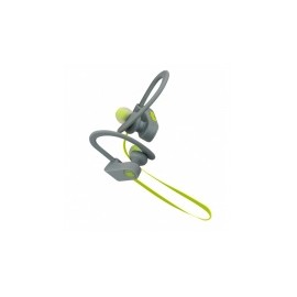 Klip Xtreme Audífonos Intrauriculares Deportivos JogBudz, Inalámbrico, Bluetooth, 3.5mm, Verde/Gris
