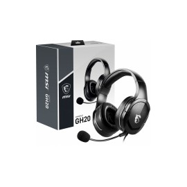 MSI Audífonos Gamer Immerse GH20 para Xbox/PS5/PC, Alámbrico, 1.5 Metros, 3.5mm, Negro