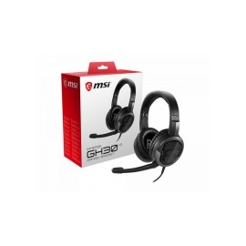 MSI Audífonos Gamer con Micrófono Immerse GH30 V2 para PS4/Xbox/Nintendo/PC, Alámbrico, 1.5 Metros, 3.5mm, Negro