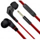 Naztech Audífonos Intrauriculares con Micrófono NX80, Alámbrico, 3.5mm, Rojo/NegroMEDI SOL