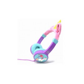 Necnon Audífonos para Niños Unicornio, Alámbrico, 3.5mm, Multicolor