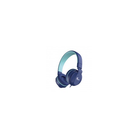 Xtech Audífonos para Niños con Micrófono AVID, Alámbrico, 1.10 Metros, 3.5mm, AzulMEDI SOL