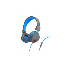 JLAB Audífonos para Niños con Micrófono JBuddies Studio Pro, Alámbrico, 3.5mm, Gris/Azul