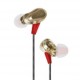 Maxell Audífonos Intrauriculares con Micrófono EB-PRO M2, Alámbrico, 3.5mm, Dorado/RojoMEDI SOL