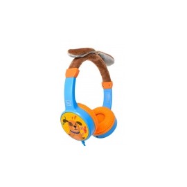 Necnon Audifonos para Niños NBHK-PUPPY, Alámbrico, 3.5mm, Multicolor