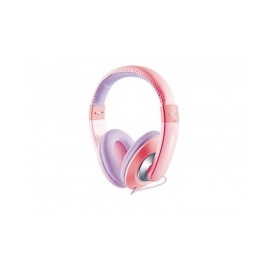 Trust Audífonos para Niños Sonin Kids, Alámbrico, 1.5 Metros, 3.5mm, Rosa