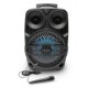 Misik Bafle MB128, Bluetooth, Inalámbrico, 2500W PMPO, USB, NegroMEDI SOL