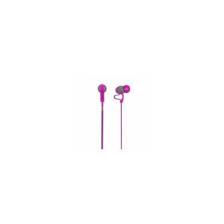 Mobifree Audífonos Intrauriculares con Micrófono Urban Kaos, Alámbrico, 1.2 Metros, 3.5mm, RosaMEDI SOL