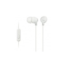 Sony Audífonos Intrauriculares con Micrófono MDREX14AP, Alámbrico, 1.2 Metros, 3.5mm, Blanco
