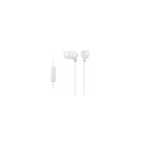 Sony Audífonos Intrauriculares con Micrófono MDREX14AP, Alámbrico, 1.2 Metros, 3.5mm, BlancoMEDI SOL
