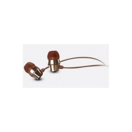 Mobifree Audífonos Intrauriculares con Micrófono MB-02015, Alámbrico, 1.2 Metros, 3.5mm, DoradoMEDI SOL