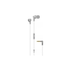 Maxell Audífonos Intrauriculares con Micrófono Fusion, Alámbrico, 3.5mm, Plata