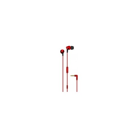 Maxell Audífonos Intrauriculares con Micrófono Fusion, Alámbrico, 3.5mm, RojoMEDI SOL