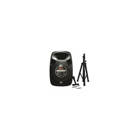 SL Prolight Bafle SL-SK ONE, Bluetooth, Inalámbrico, 120W RMS, USB, NegroMEDI SOL
