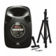 SL Prolight Bafle SL-SK ONE, Bluetooth, Inalámbrico, 120W RMS, USB, NegroMEDI SOL