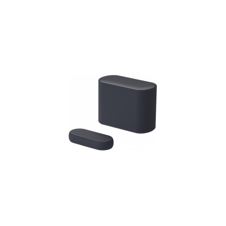 LG Barra de Sonido con Subwoofer QP5, Bluetooth, Inalámbrico, 3.1.2 Canales, 320W RMS, USB, NegroMEDI SOL