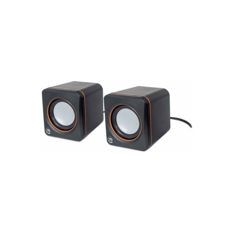 Manhattan Bocinas para Computadora Serie 2600 USB Cubo, Alámbrico, 3W RMS, NegroMEDI SOL