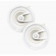 TruAudio Kit Bocinas de Techo para Sonido Ambiental Ghost Series G72, 7", Interiores, Alámbrico, 125W, Blanco, 2 PiezasMEDI SOL