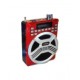 Fussion Acustic Bocina Portátil MEG-1004RD, Bluetooth, Inalámbrico, USB, RojoMEDI SOL