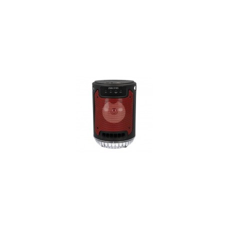 OEM Bocina Portátil ZQS-5105, Bluetooth, Alámbrico/Inalámbrico, 10W RMS, USB, RojoMEDI SOL