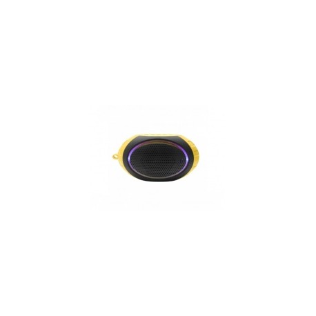 Misik Bocina Portátil MS211, Bluetooth, Inalámbrico, USB, Amarillo - Resistente al AguaMEDI SOL