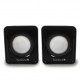 TechZone Bocina Portátil TZ20SPK, Alámbrico, 2.1 Canales, 6W RMS, 200W PMPO, USB, NegroMEDI SOL