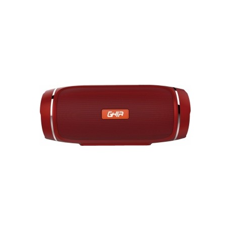 Ghia Bocina Portátil BX300, Bluetooth, Inalámbrico, 40W RMS, USB, Rojo - Resistente al AguaMEDI SOL