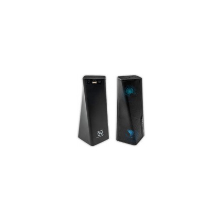 Necnon Bocina Portátil NB-02 TWS, Bluetooth, Inalámbrico, USB, NegroMEDI SOL