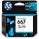 Cartucho HP 667 Tricolor Original, 100 Páginas ― ¡Envíos gratis limitados a 10 unidades por cliente o pedido!MEDI SOL
