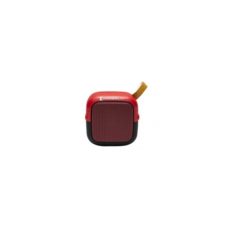 Swiss Mobility Bocina Portátil MSW-5RD, Bluetooth, Inalámbrico, 3W RMS, RojoMEDI SOL