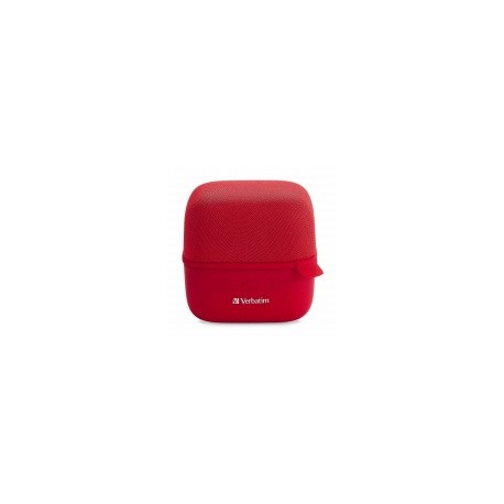 Verbatim Bocina Portátil Cube, Bluetooth, Inalámbrico, 5W RMS, USB, RojoMEDI SOL