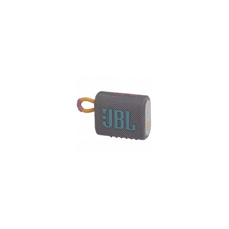 JBL Bocina Portátil Go 3, Bluetooth, Inalámbrico, 4.2W RMS, Gris - Resistente al AguaMEDI SOL