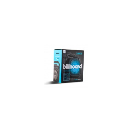 Billboard Bocina Portátil Carbono, Bluetooth, Inalámbrico, 9W, USB, NegroMEDI SOL