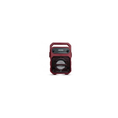 STF Mobile Bocina Portátil Joy, Bluetooth, Inalámbrico/Alámbrico, 9W RMS, RojoMEDI SOL