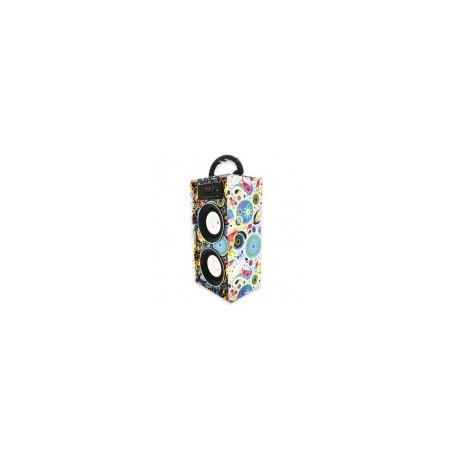 BRobotix Bocina Portátil KS-450, Alámbrico, 10W RMS, USB, BlancoMEDI SOL