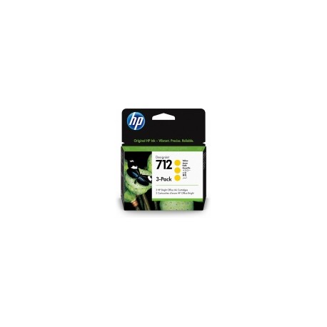 Cartucho HP DesignJet 712 Amarillo Original, 29 ml - 3 PiezasMEDI SOL