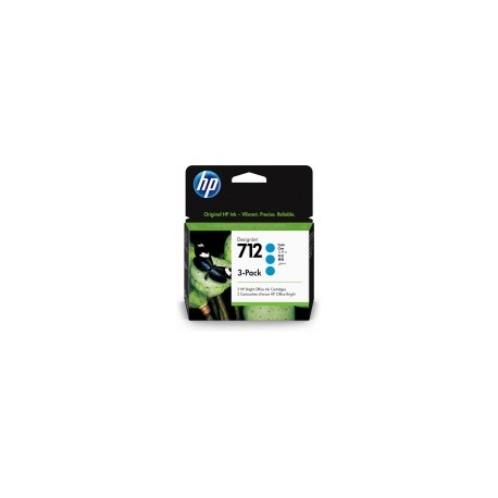 Cartucho HP DesignJet 712 Cyan Original, 29 ml - 3 PiezasMEDI SOL