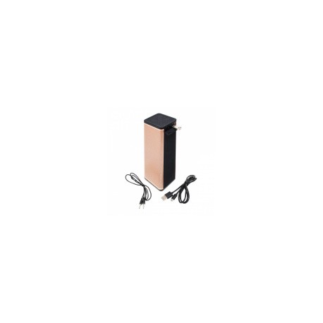 Necnon Bocina Portátil NB-01 TWS, Bluetooth, Inalámbrico, USB, DoradoMEDI SOL