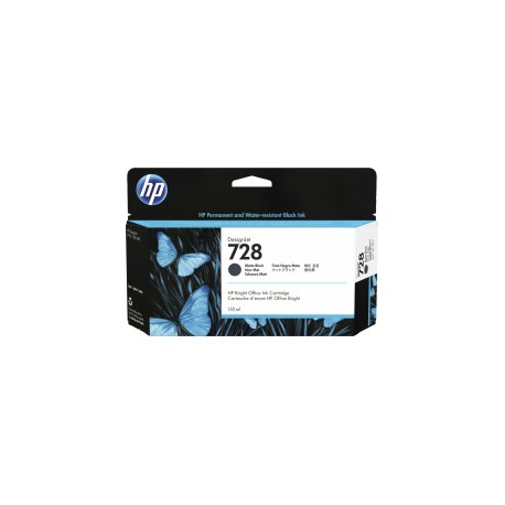 Cartucho HP 728 Negro Mate, 130mlMEDI SOL