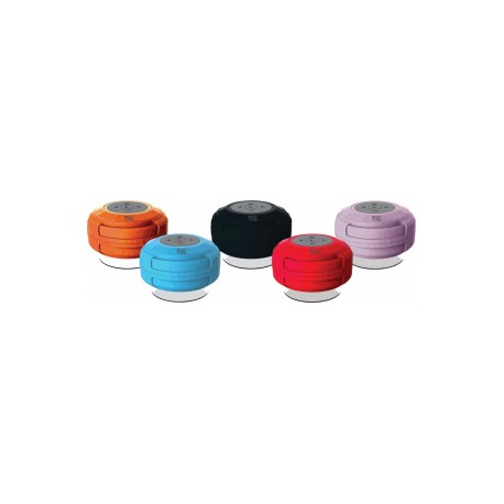 Necnon Bocina Portátil NB-03W PRO, Bluetooth, Inalámbrico, 3W RMS, Naranja - Resistente al AguaMEDI SOL