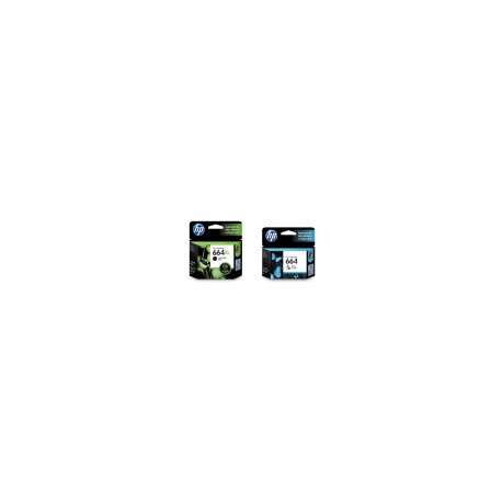 Combo de 2 Cartuchos de Tinta HP 664 Negra XL + 664 Tri Color para HP DeskjetMEDI SOL
